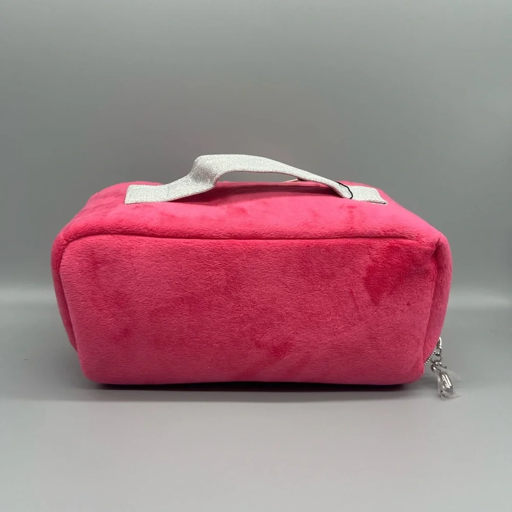 Juicy couture pink velour cosmetics bag